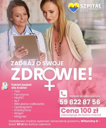 PAKIET BADAŃ DLA KOBIET